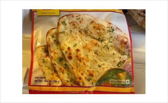 Deep Garlic Naan 4 pc