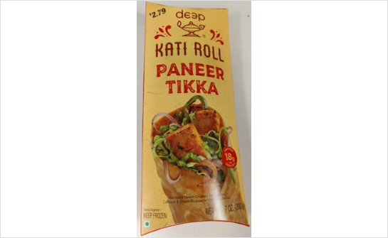 Deep Kati Roll Paneer Tikka 7oz