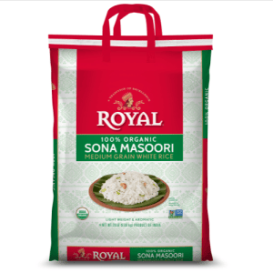 Royal Sona Masoori ORG Rice 20 lb