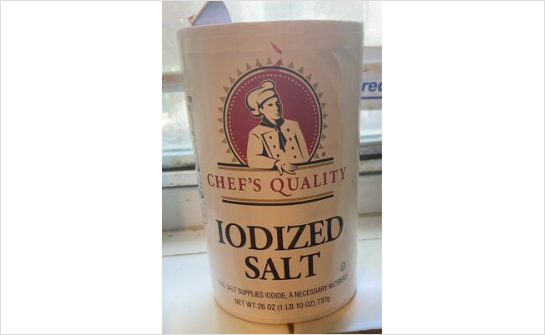 Chef's Quality Iodized Salt 26oz
