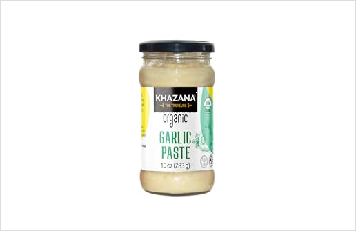 Khazana Organic  Garlic Paste 10oz