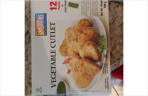 Ashoka Vegetable Cutlet 400gm