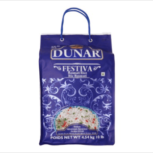 Dunar Festiva Basmati Rice 10lb