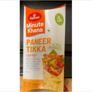 Haldiram's Paneer Tikka Wrap 156g