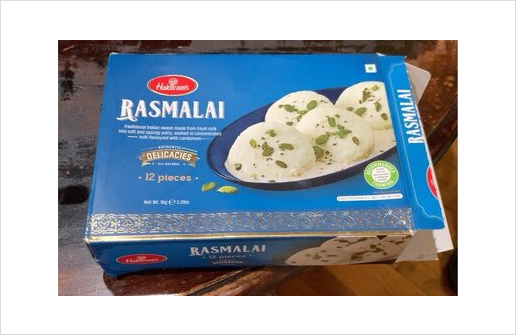 Haldiram's Rasmalai 12 pcs 1 kg